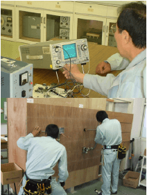 電気類型の授業風景